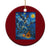 Wedigo Cryptid Xmas Ceramic Ornament Native American Starry Night Xmas - Print Your Wear