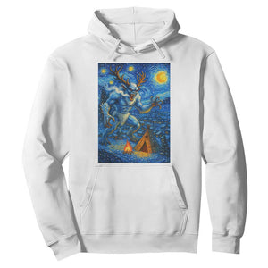 Wedigo Cryptid Christmas Hoodie Native American Starry Night Xmas TS14 White Print Your Wear