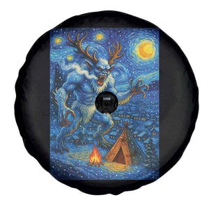 Wedigo Cryptid Christmas Spare Tire Cover Native American Starry Night Xmas TS14 Print Your Wear