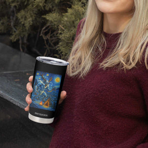 Wedigo Cryptid Christmas Tumbler Cup Native American Starry Night Xmas TS14 Print Your Wear