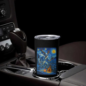 Wedigo Cryptid Christmas Tumbler Cup Native American Starry Night Xmas TS14 Print Your Wear
