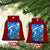 Yeti Cryptid Xmas Ceramic Ornament Winter Monster Starry Night Xmas - Print Your Wear