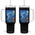 Yeti Cryptid Christmas Tumbler With Handle Winter Monster Starry Night Xmas TS14 One Size: 40 oz Black Print Your Wear