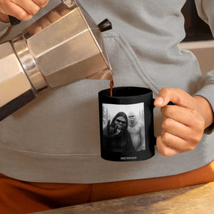 Bigfoot Selfie Christmas Coffee Mug Sasquatch Yeti Rock On Hand TS14 Print Your Wear