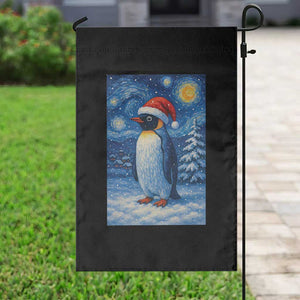 Penguin Christmas Garden Flag Starry Night Van Gogh TS14 Print Your Wear