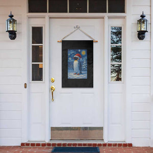 Penguin Christmas Garden Flag Starry Night Van Gogh TS14 Print Your Wear