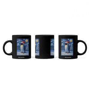 Penguin Christmas Coffee Mug Starry Night Van Gogh TS14 Print Your Wear