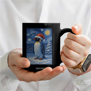 Penguin Christmas Coffee Mug Starry Night Van Gogh TS14 Print Your Wear