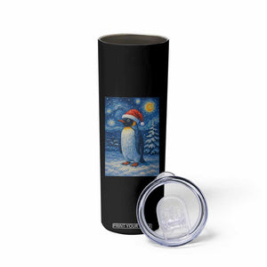 Penguin Christmas Skinny Tumbler Starry Night Van Gogh TS14 Print Your Wear