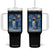 Penguin Christmas Tumbler With Handle Starry Night Van Gogh TS14 One Size: 40 oz Black Print Your Wear