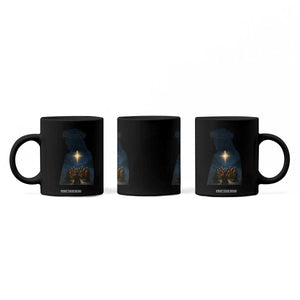 Jesus Christian Christmas Coffee Mug Christian Saints Praying Under The Star of Bethlehem TS14 Print Your Wear