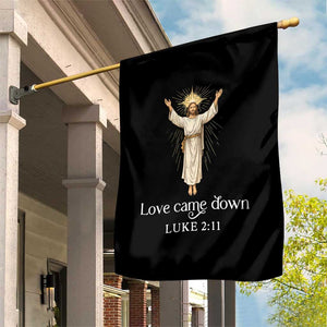 Nativity Scene Christmas Garden Flag Love Came Down Jesus Christian TS14 Print Your Wear