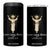 Nativity Scene Christmas 4 in 1 Can Cooler Tumbler Love Came Down Jesus Christian TS14 One Size: 16 oz Black Print Your Wear