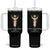 Nativity Scene Christmas Tumbler With Handle Love Came Down Jesus Christian TS14 One Size: 40 oz Black Print Your Wear