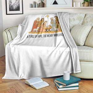 Nativity Scene Christmas Throw Blanket Baby Jesus Christian Faith TS14 Print Your Wear