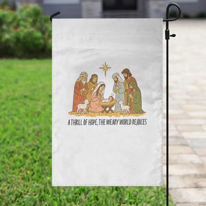 Nativity Scene Christmas Garden Flag Baby Jesus Christian Faith TS14 Print Your Wear