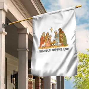 Nativity Scene Christmas Garden Flag Baby Jesus Christian Faith TS14 Print Your Wear