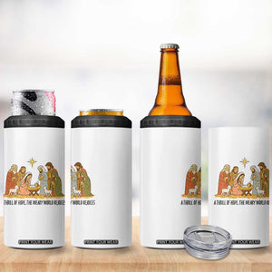 Nativity Scene Christmas 4 in 1 Can Cooler Tumbler Baby Jesus Christian Faith TS14 Print Your Wear