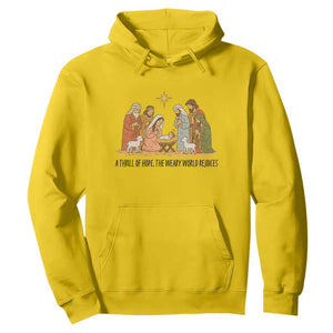 Nativity Scene Christmas Hoodie Baby Jesus Christian Faith TS14 Daisy Print Your Wear
