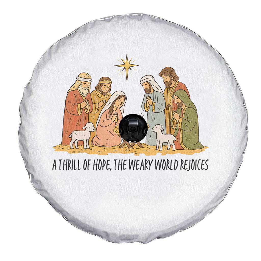 Nativity Scene Christmas Spare Tire Cover Baby Jesus Christian Faith TS14 Print Your Wear