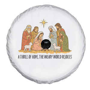 Nativity Scene Christmas Spare Tire Cover Baby Jesus Christian Faith TS14 Print Your Wear