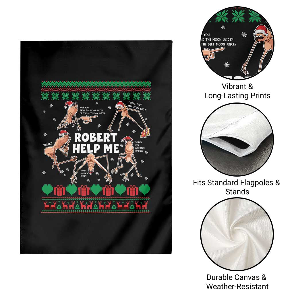 Marcus The Worm Christmas Meme Garden Flag TS14 Print Your Wear