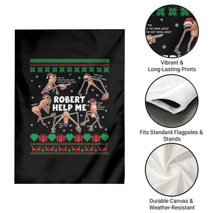 Marcus The Worm Christmas Meme Garden Flag TS14 Print Your Wear