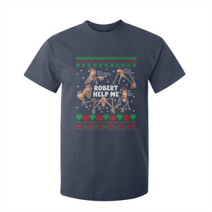 Marcus The Worm Christmas Meme T Shirt For Kid TS14 Navy Print Your Wear