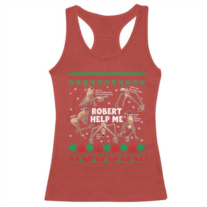 Marcus The Worm Christmas Meme Racerback Tank Top TS14 Red Print Your Wear