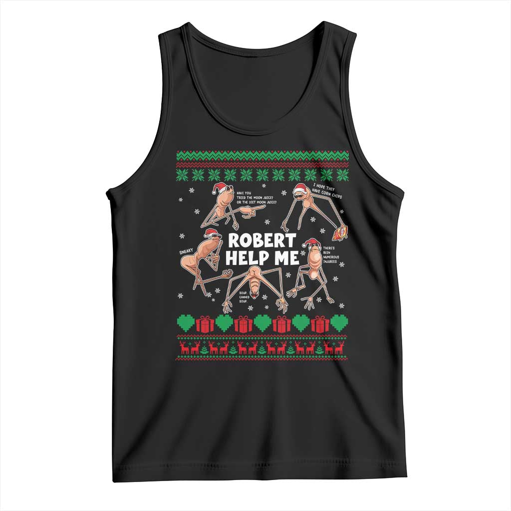 Marcus The Worm Christmas Meme Tank Top TS14 Black Print Your Wear