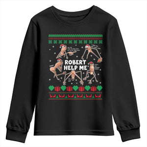 Marcus The Worm Christmas Meme Youth Sweatshirt TS14 Black Print Your Wear