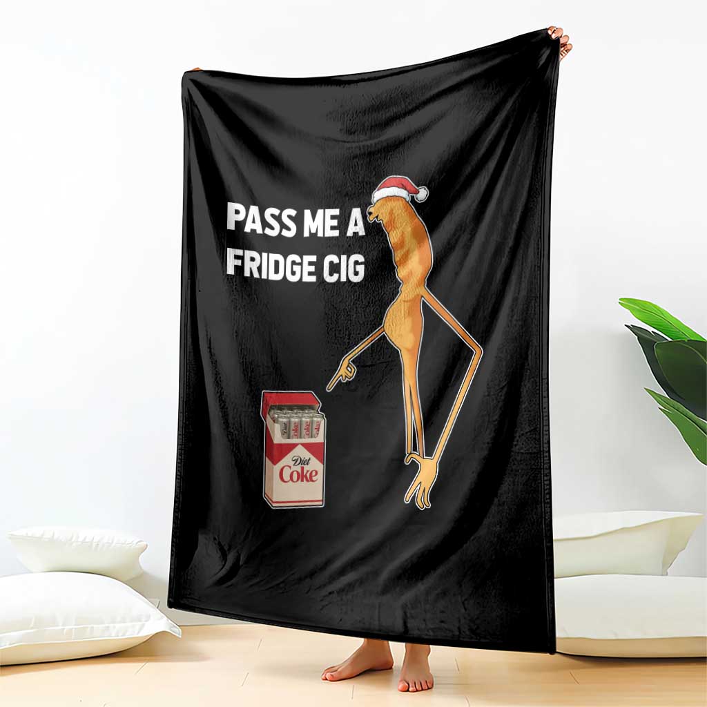 Marcus The Worm Christmas Meme Throw Blanket Pass Me A Fridge Cig TS14 Print Your Wear