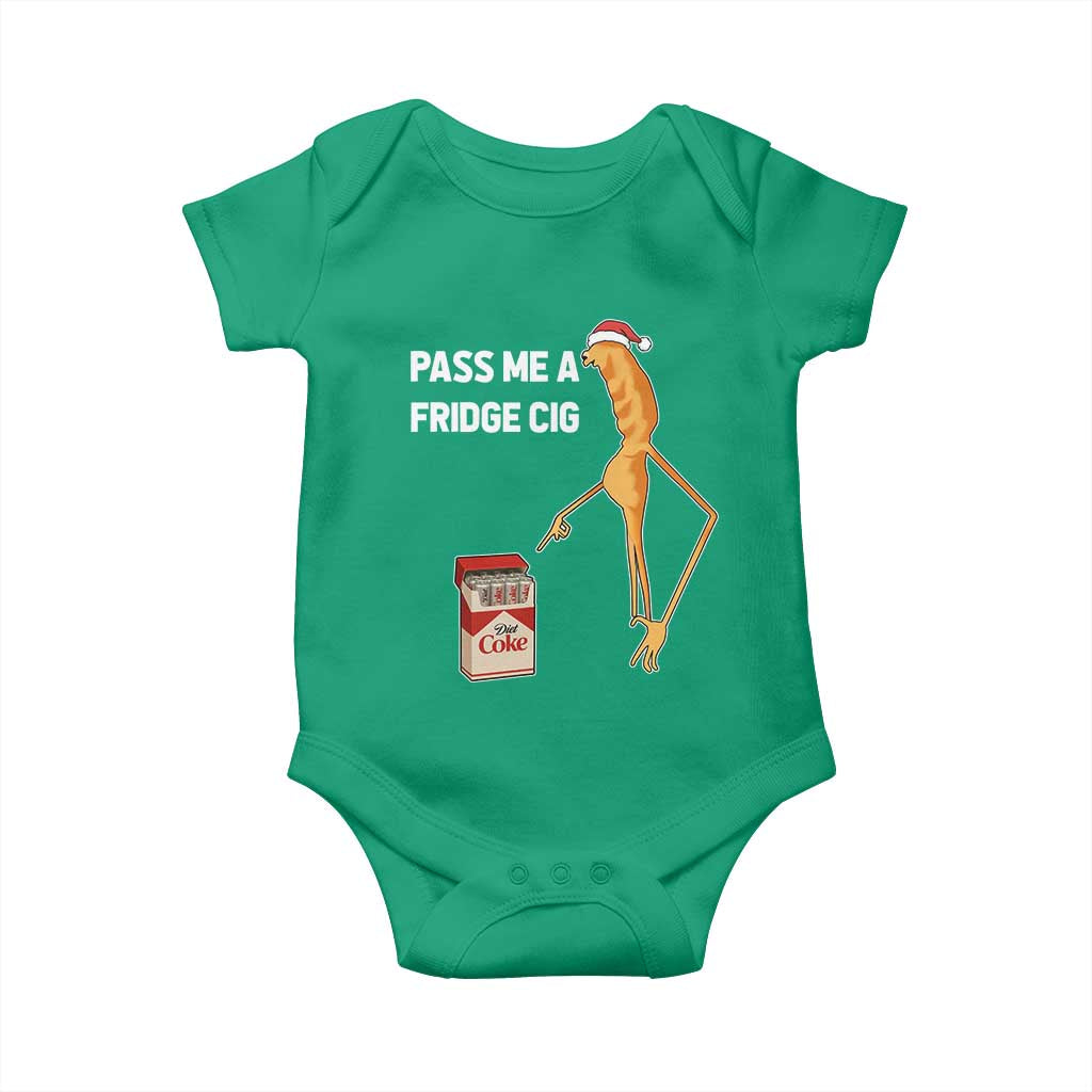 Marcus The Worm Christmas Meme Baby Onesie Pass Me A Fridge Cig TS14 Irish Green Print Your Wear