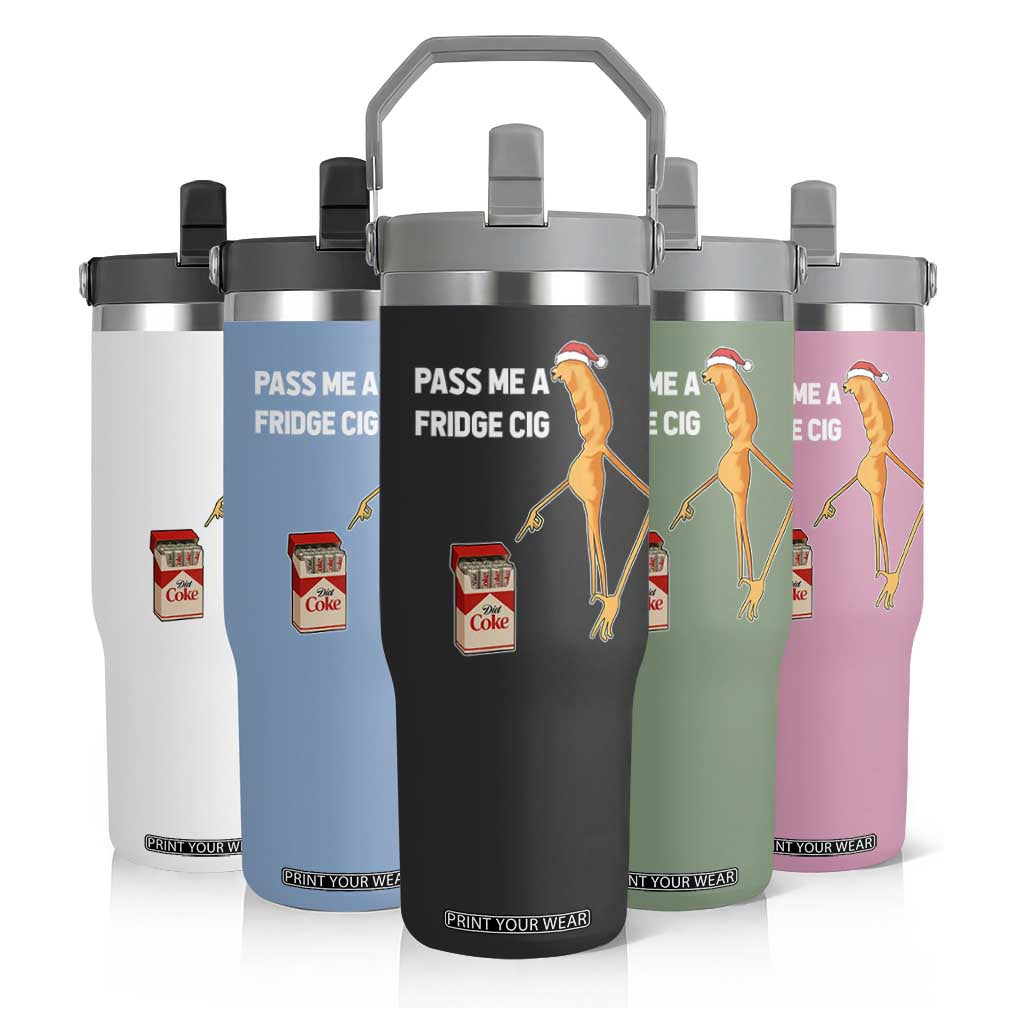 Marcus The Worm Christmas Meme Flip Straw Tumbler Pass Me A Fridge Cig TS14 Print Your Wear