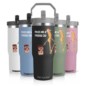 Marcus The Worm Christmas Meme Flip Straw Tumbler Pass Me A Fridge Cig TS14 Print Your Wear