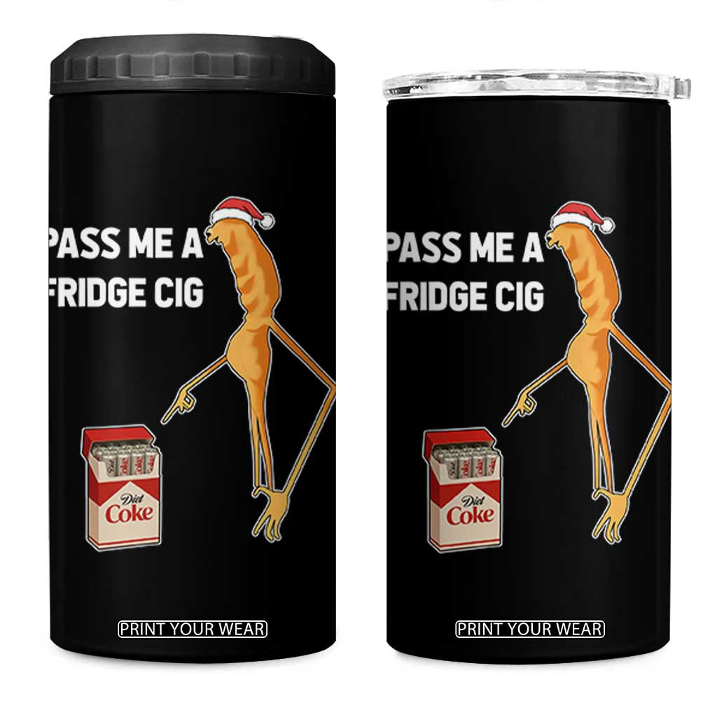 Marcus The Worm Christmas Meme 4 in 1 Can Cooler Tumbler Pass Me A Fridge Cig TS14 One Size: 16 oz Black Print Your Wear