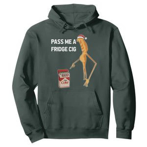 Marcus The Worm Christmas Meme Hoodie Pass Me A Fridge Cig TS14 Dark Forest Green Print Your Wear