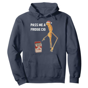 Marcus The Worm Christmas Meme Hoodie Pass Me A Fridge Cig TS14 Navy Print Your Wear