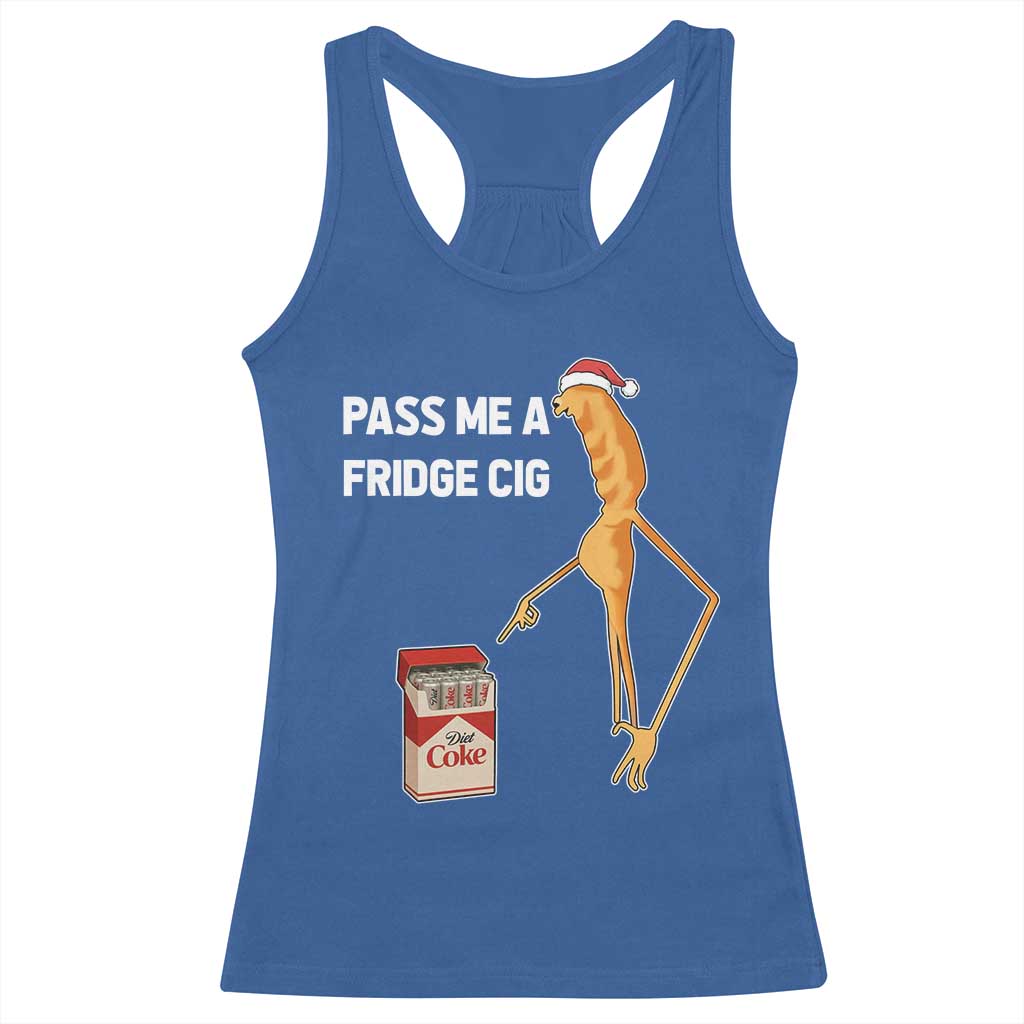 Marcus The Worm Christmas Meme Racerback Tank Top Pass Me A Fridge Cig TS14 Royal Blue Print Your Wear