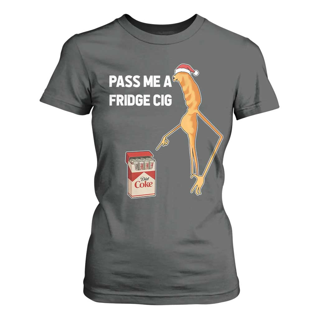 Marcus The Worm Christmas Meme T Shirt For Women Pass Me A Fridge Cig TS14 Dark Heather Print Your Wear