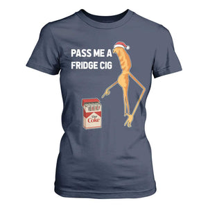 Marcus The Worm Christmas Meme T Shirt For Women Pass Me A Fridge Cig TS14 Navy Print Your Wear