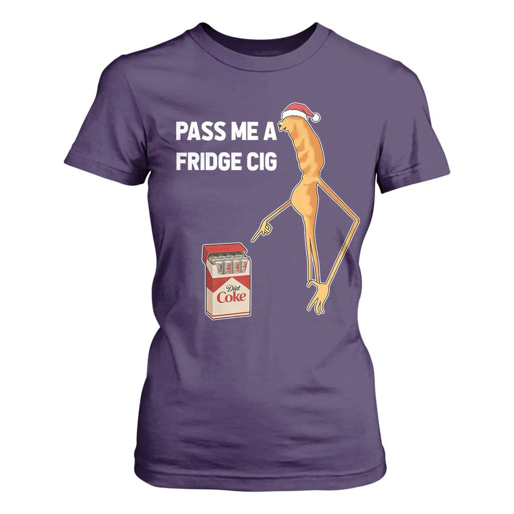 Marcus The Worm Robert Meme Christmas T Shirt For Women Pass Me A Fridge Cig TS14 Purple Print Your Wear