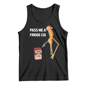Marcus The Worm Christmas Meme Tank Top Pass Me A Fridge Cig TS14 Black Print Your Wear
