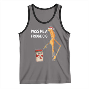 Marcus The Worm Christmas Meme Tank Top Pass Me A Fridge Cig TS14 Deep Heather Black Print Your Wear