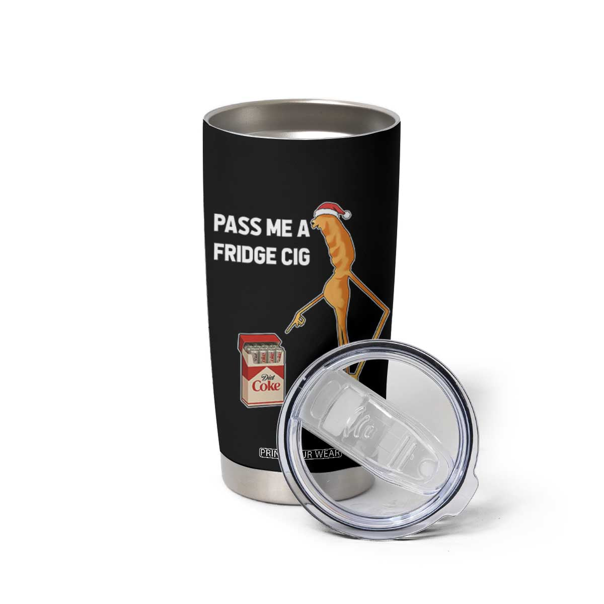 Marcus The Worm Christmas Meme Tumbler Cup Pass Me A Fridge Cig TS14 Print Your Wear
