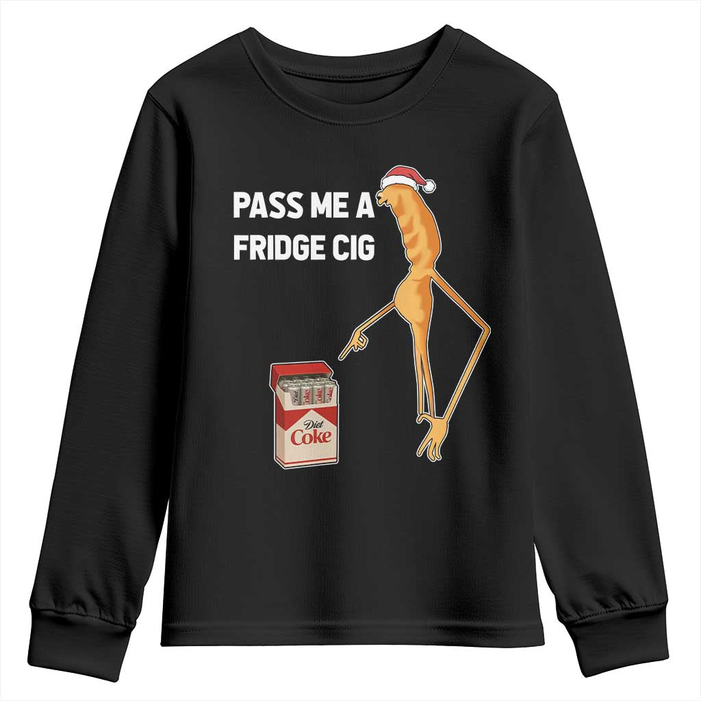 Marcus The Worm Christmas Meme Youth Sweatshirt Pass Me A Fridge Cig TS14 Black Print Your Wear