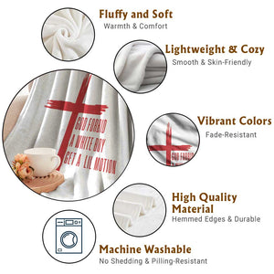 God Forbid A White Boy Get A Lil Motion Throw Blanket Funny Christian Quote Meme TS14 Print Your Wear