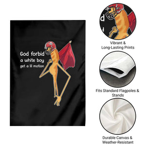 God Forbid A White Boy Get A Lil Motion Garden Flag Marcus The Worm Robert Meme Cosplay TS14 Print Your Wear