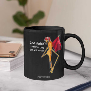 God Forbid A White Boy Get A Lil Motion Coffee Mug Marcus The Worm Robert Meme Cosplay TS14 Print Your Wear