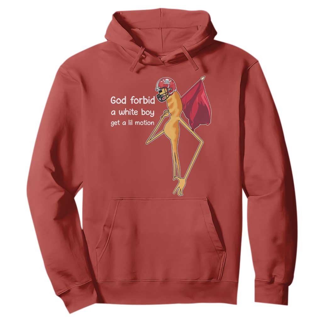 God Forbid A White Boy Get A Lil Motion Hoodie Marcus The Worm Robert Meme Cosplay TS14 Red Print Your Wear